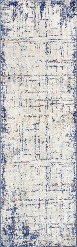 Abstract Vintage Rug | Light Blue