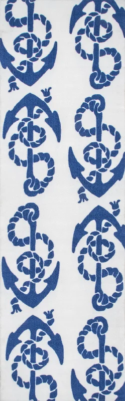 Anchors Indoor/Outdoor Rug | Blue