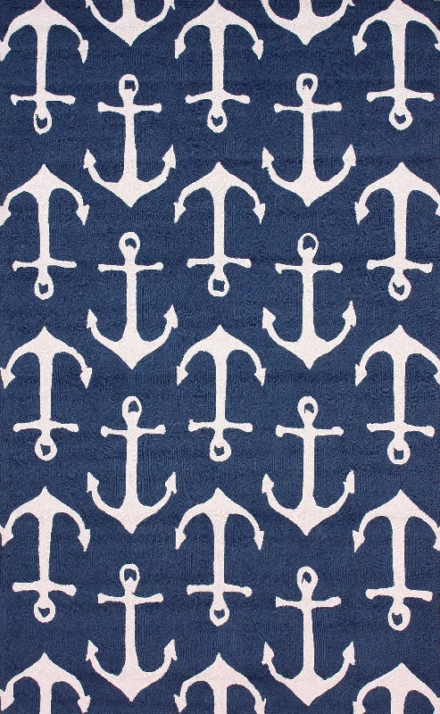 Anchors Indoor/Outdoor Rug | Navy