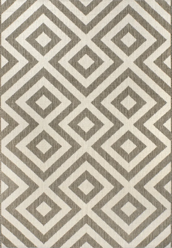 Celtic Trellis Indoor/Outdoor Rug | Beige