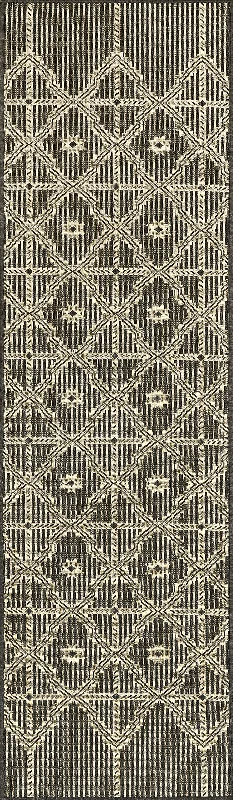 Celtic Trellis Indoor/Outdoor Rug | Charcoal