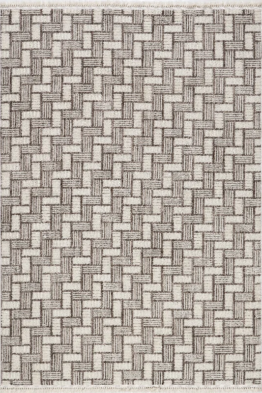 Charli Geometric Rug | Ivory