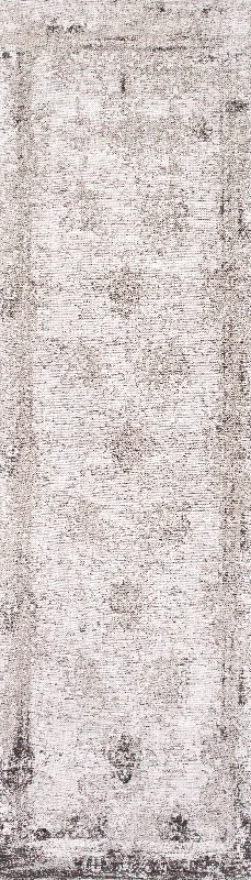 Faded Abstract Rug | Grey