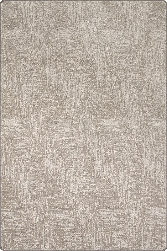 Finch Crosshatch Custom Rug | Light Grey