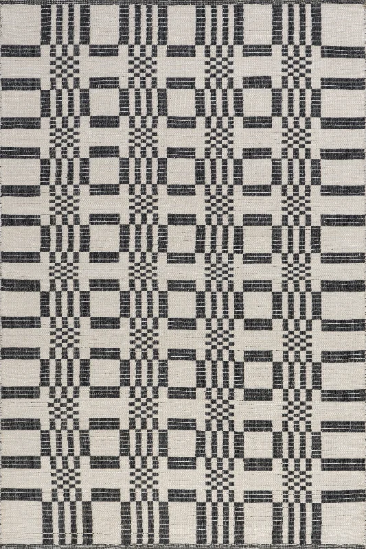 Hendo Geometric Rug | Grey