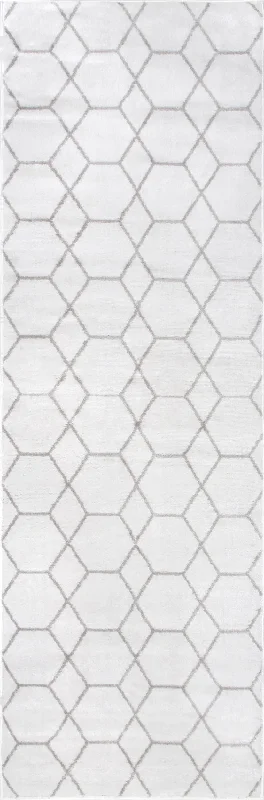 Jacqueline Honeycomb Trellis Rug | Beige