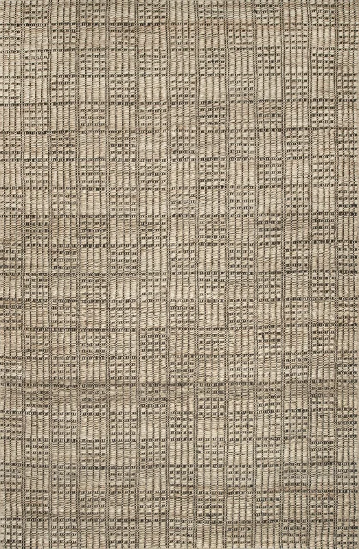 Jute Checkered Basketweave Rug | Natural