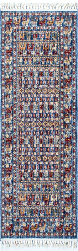 Madhu Oriental Garden Rug | Blue