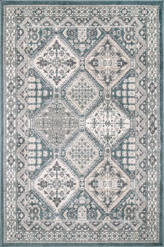 Melange Tiles Rug | Blue