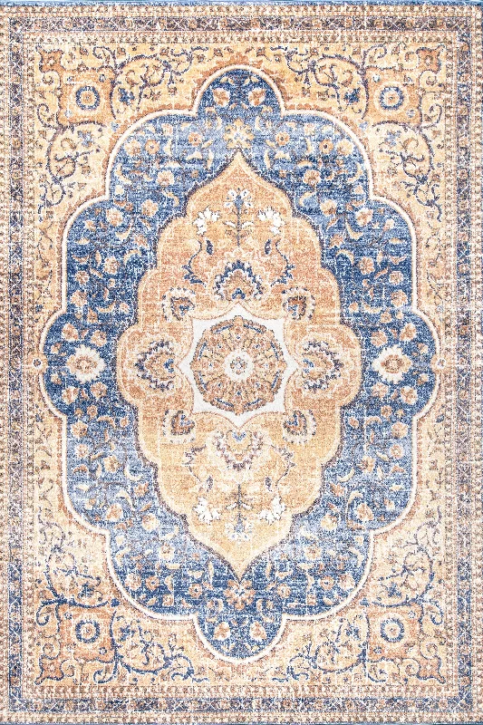 Oriental Medallion Rug | Orange