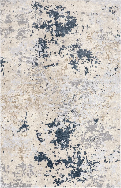 Ricki Mottled Abstract Rug | Light Grey