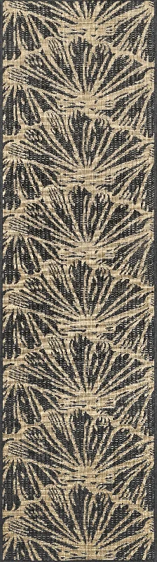 Seashell Trellis Indoor/Outdoor Rug | Charcoal