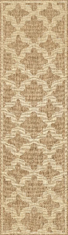 Starry Trellis Indoor/Outdoor Rug | Beige