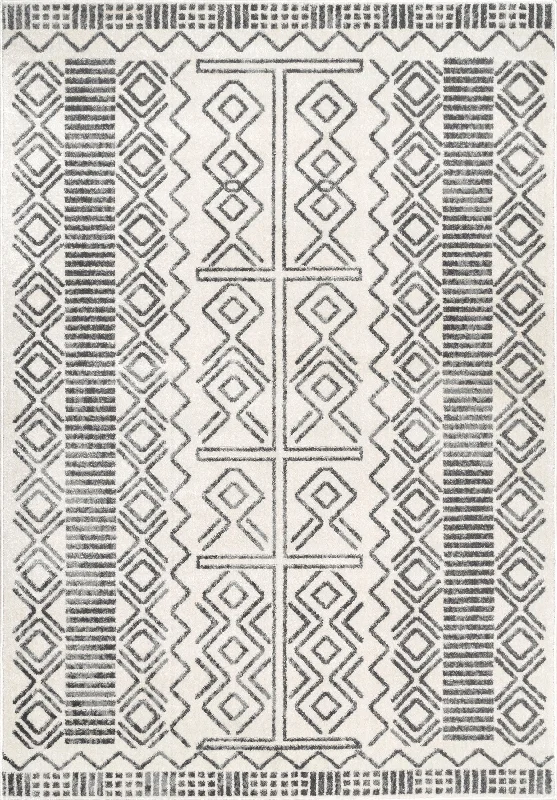 Striated Tribal Rug | Ivory