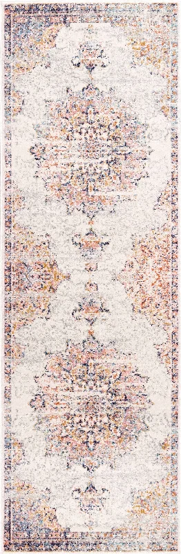 Sunny Wildflower Medallion Rug | Orange