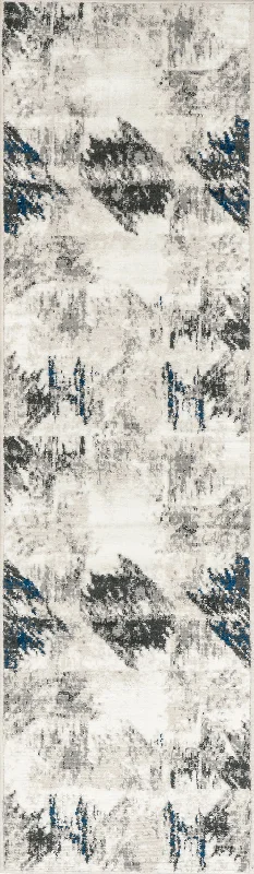 Suzanne Contemporary Abstract Rug | Ivory