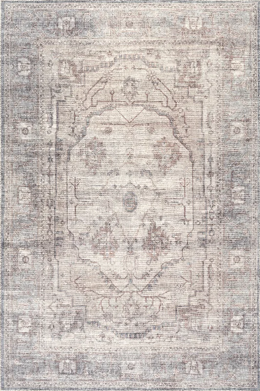 Tabby Medallion Rug | Beige