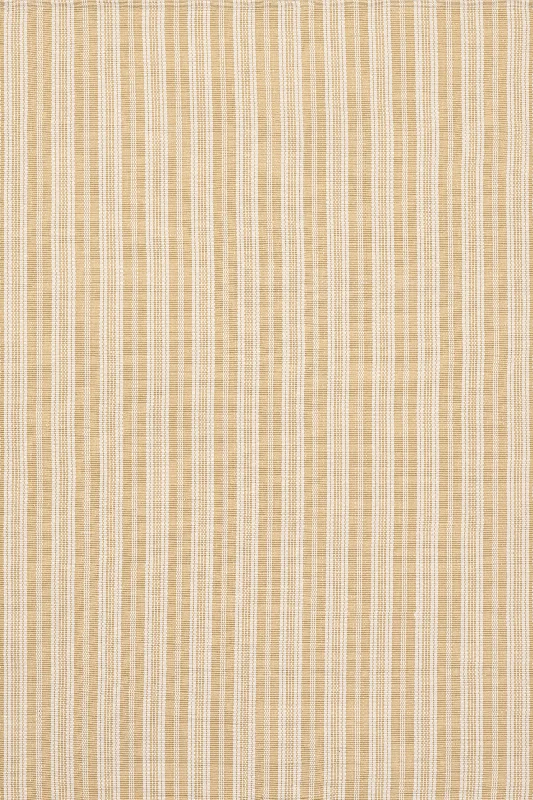 Ticking Stripe Handwoven Indoor/Outdoor Rug | Beige