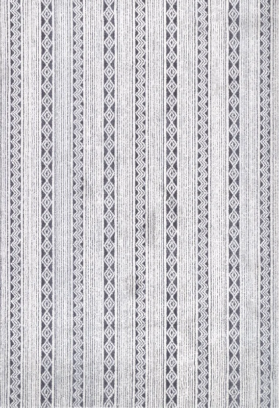 Tribal Pinstripes Rug | Beige