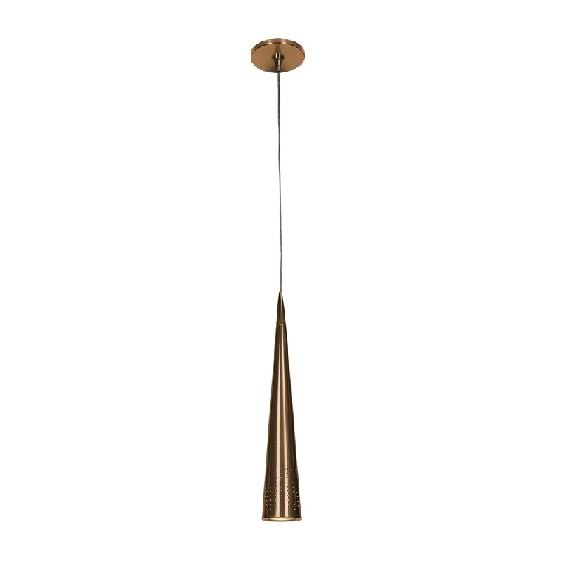 Access Lighting Apollo Steel Pendant - Low Profile Canopy - Bronze