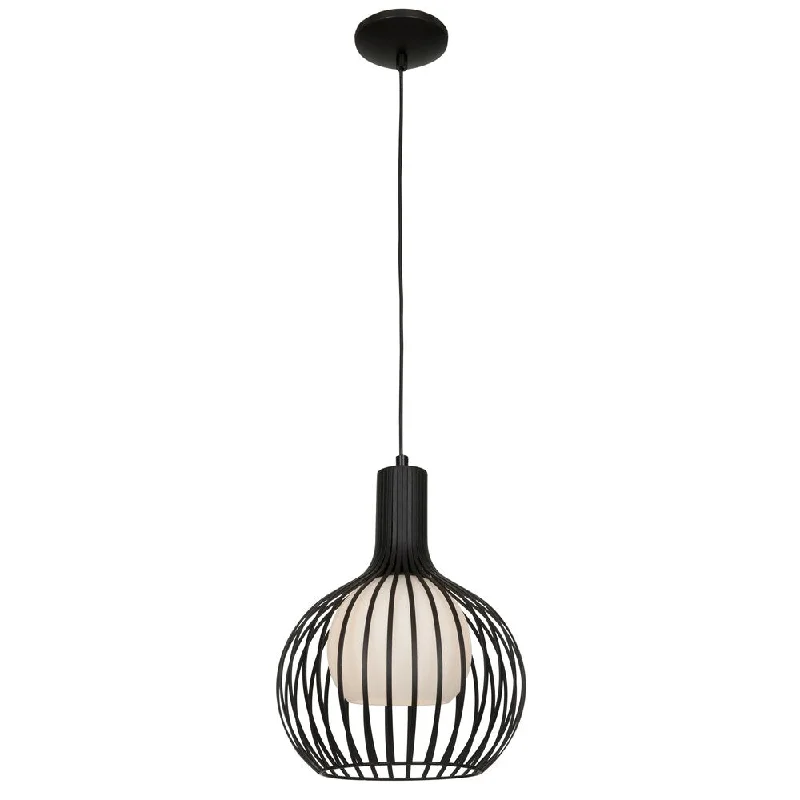 Access Lighting Chuki 1-light 12-inch Black Pendant