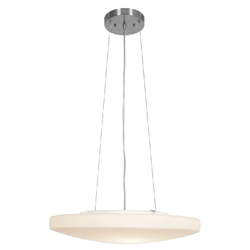 Access Lighting Orion 3-light Brushed Steel Pendant