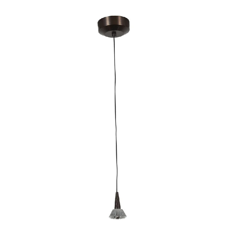 Access Lighting Tungsten LED Bronze Pendant with 3/ 4 Glass Illumination