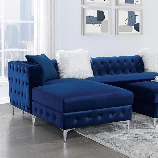 CIABATTONI Sectional, Navy