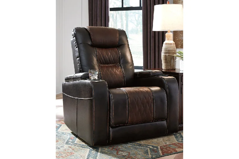 Composer Brown Power Recliner