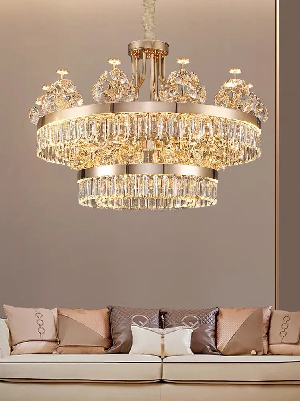 Crystal Ceiling K9 Crystal Grand Chandelier: Elegant Lighting Fixture