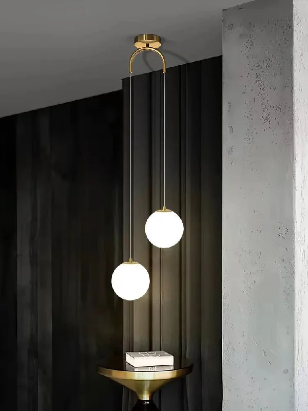 Double Ball Hanging Pendant Lighting