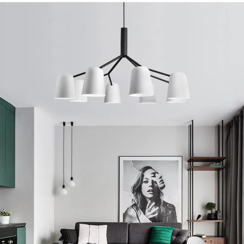 Everly White Chandelier - Illuminate Your Space