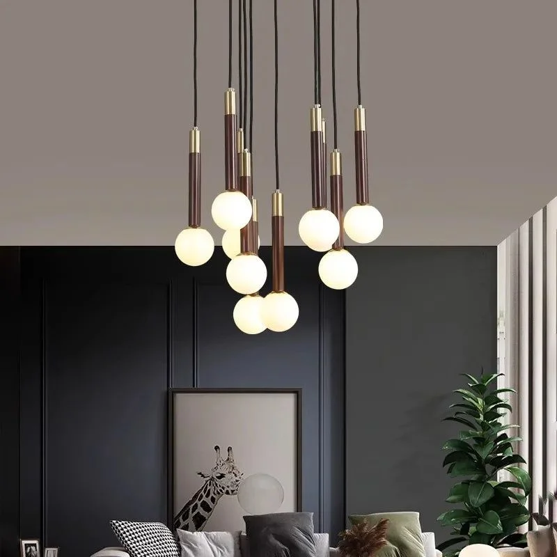 Globe Pendant Ceiling Light Hanging Loops Chandelier