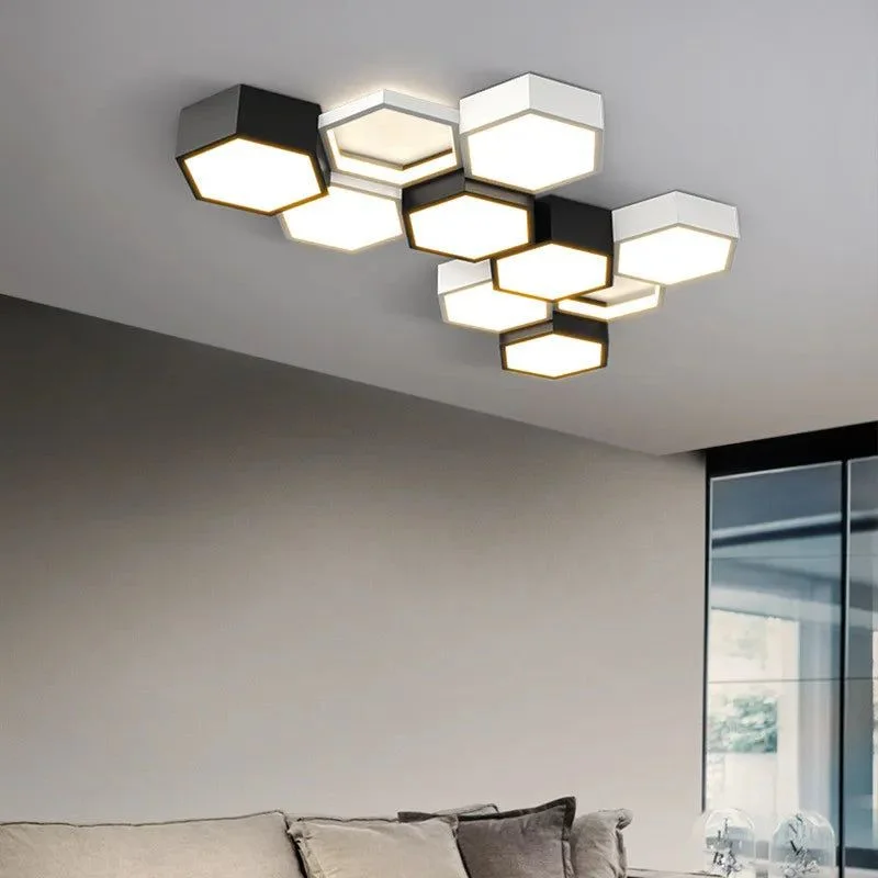 Honeycomb LED Ceiling Chandelier