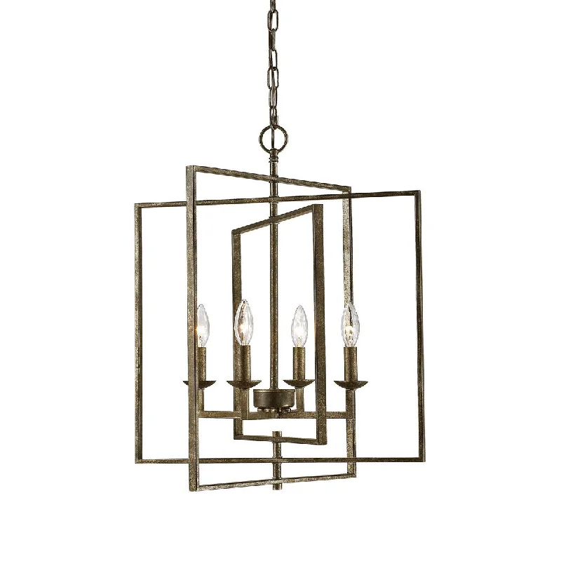 Millennium Lighting Nellis 4 Light Pendant Fixture in Multiple Finishes