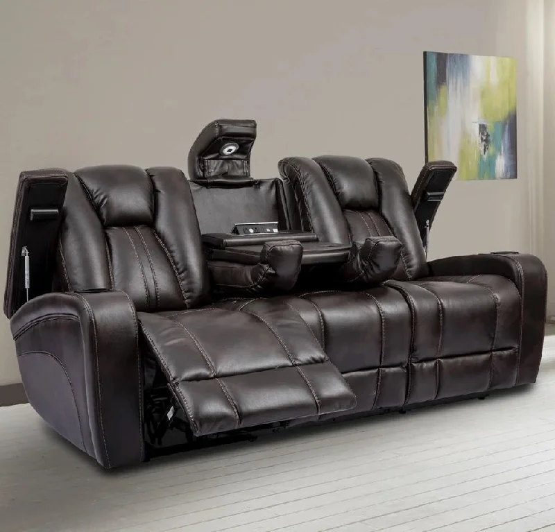 Parker House Optimus Power Sofa in Truffle