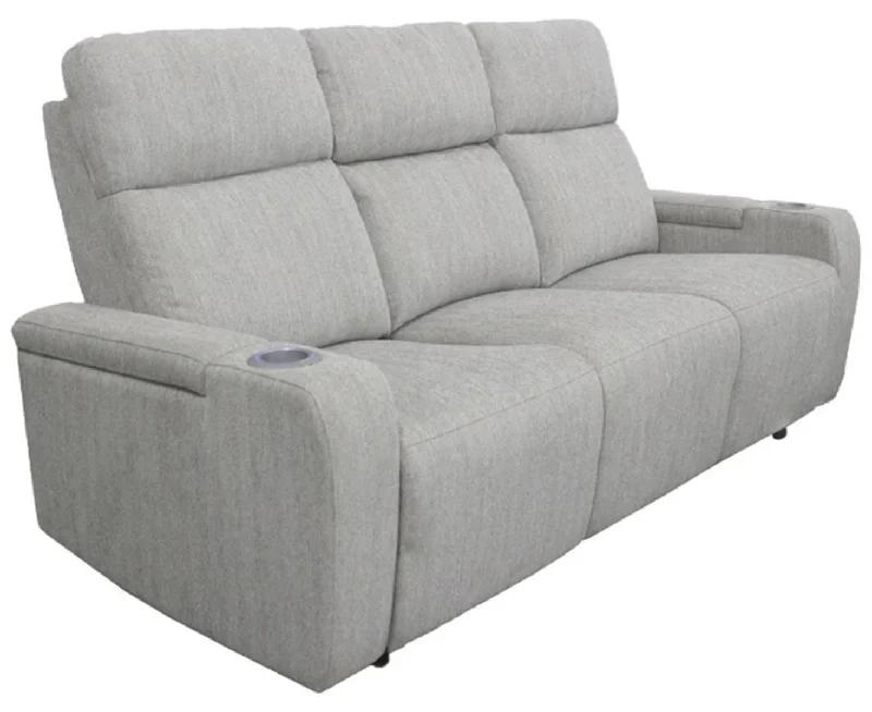 Parker House Orpheus Power Drop Down Console Sofa in Bisque