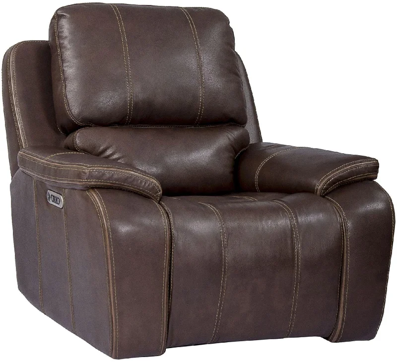 Parker House Potter Recliner PWR w/ USB & PWR Headrest in Walnut