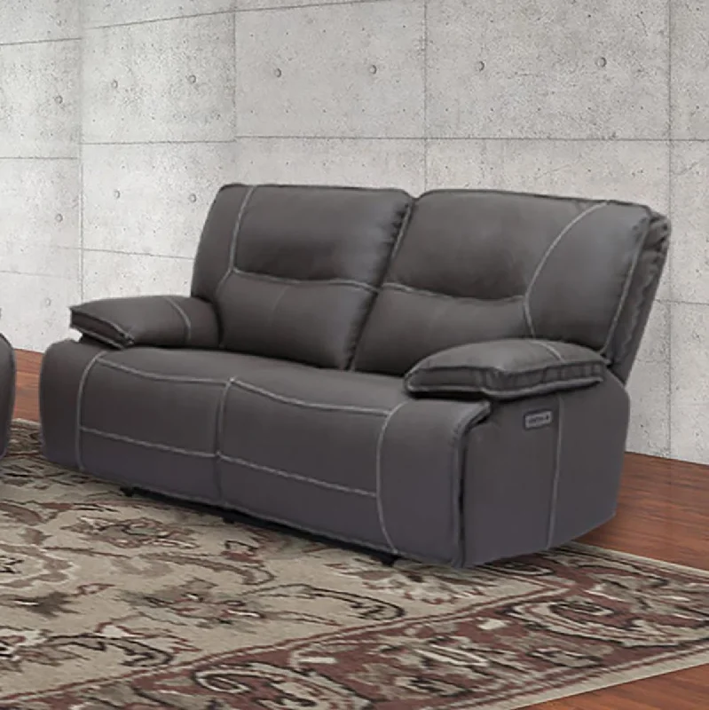 Parker House Spartacus Power Loveseat in Haze