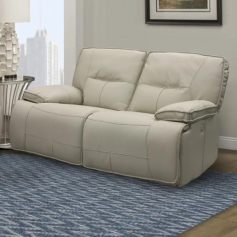 Parker House Spartacus Power Loveseat in Oyster