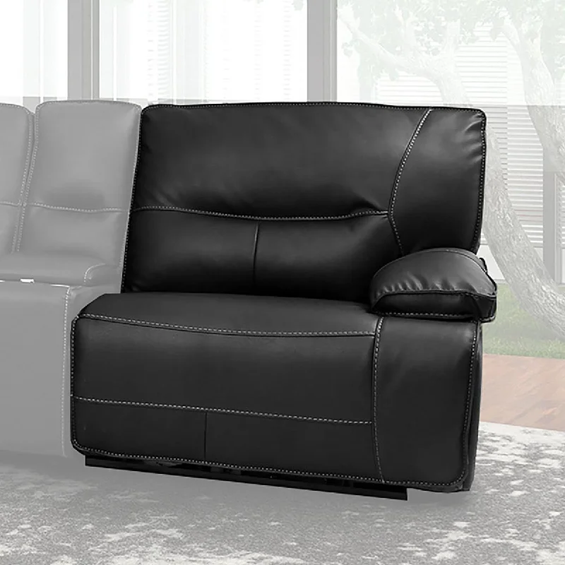 Parker House Spartacus Power Right Arm Facing Recliner in Black