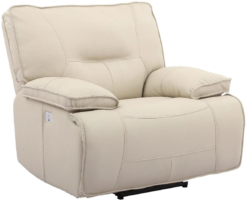 Parker House Spartacus Recliner Power with USB and Power Headrest in Oyster