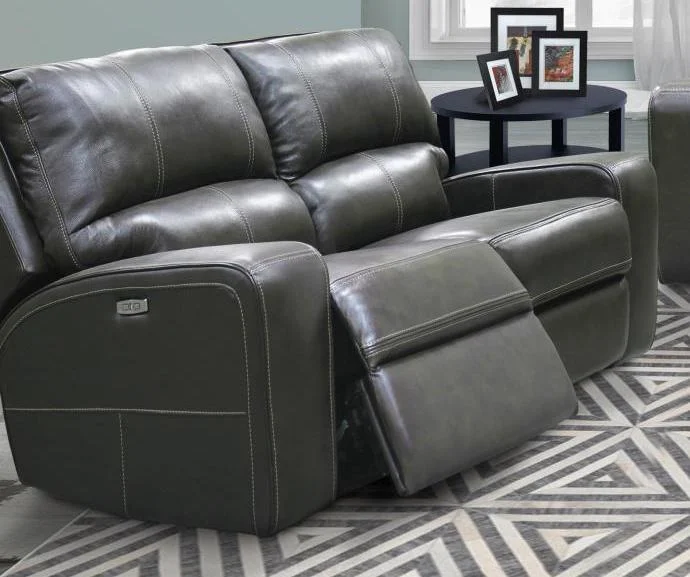 Parker House Swift Loveseat Dual PWR Reclining w/USB & PWR Headrest in Twilight