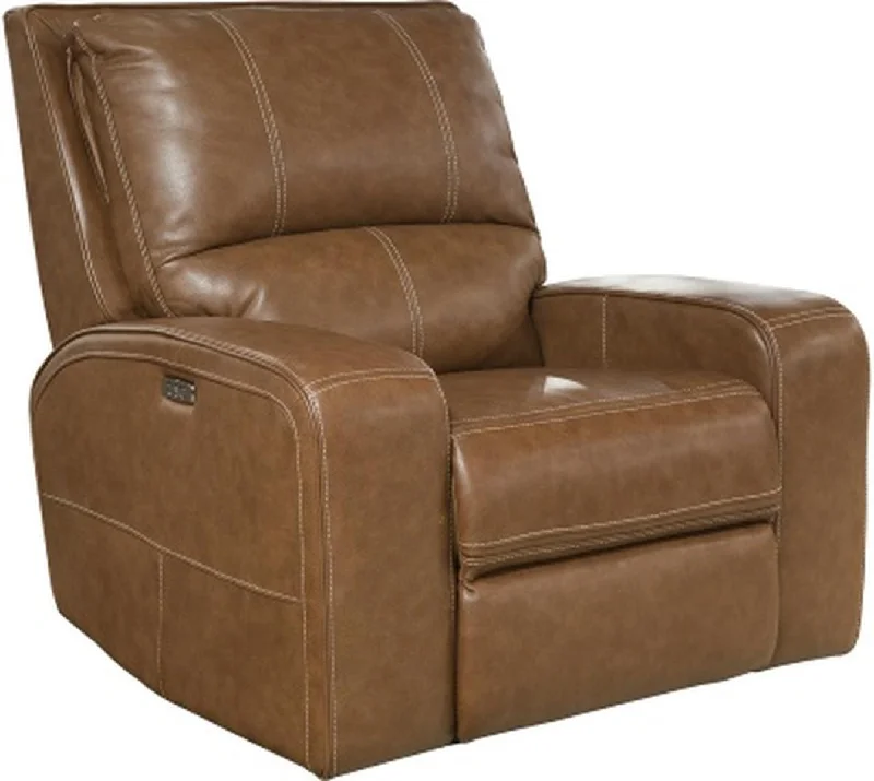 Parker House Swift Recliner PWR w/USB & PWR Headrest in Bourbon