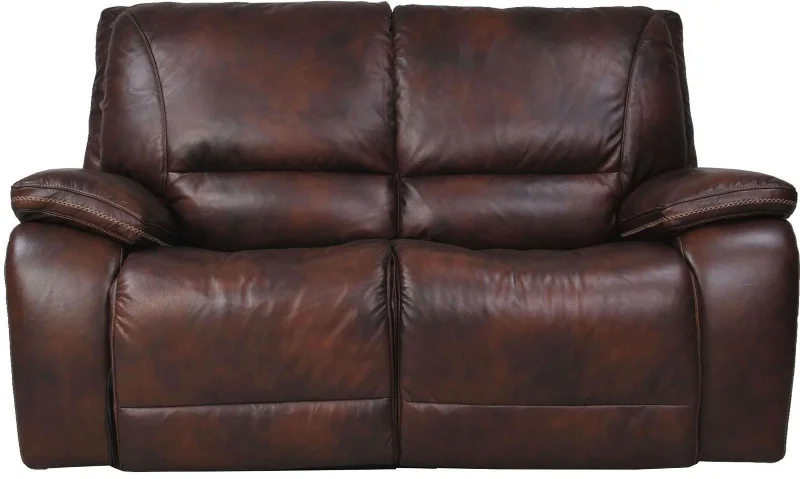 Parker House Vail Loveseat Dual PWR Reclining w/USB & PWR Headrest in Burnt Sienna