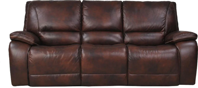 Parker House Vail Sofa Dual PWR Reclining w/USB & PWR Headrest in Burnt Sienna