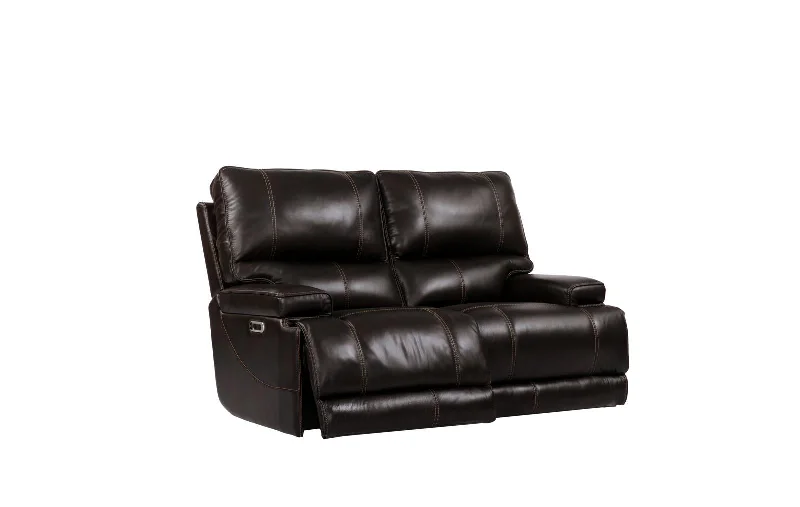 Parker House Whitman Power Cordless Loveseat in Verona Coffee