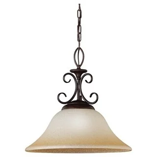 Sea Gull Lighting 65105-72 Monteclaire One-Light Pendant, Olde Iron Finish