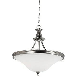 Sea Gull Lighting 65851-965 3 Light Pendant Antique Brushed Nickel