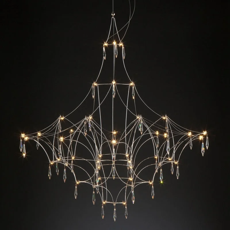 Starry Crystal Minimalistic Chandelier